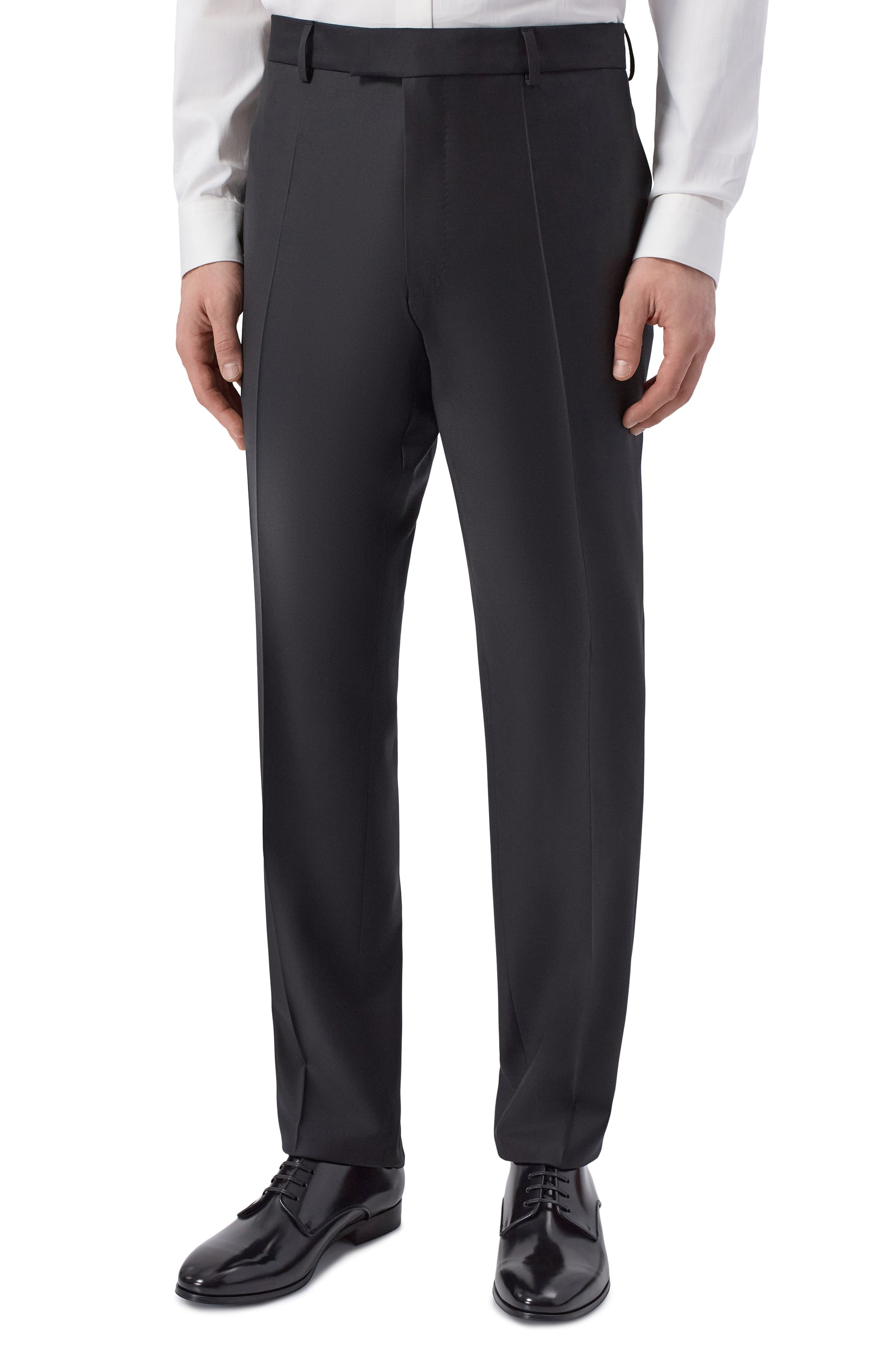 Шерстяные брюки BOSS CAMEL, арт. 50509909, фото 3