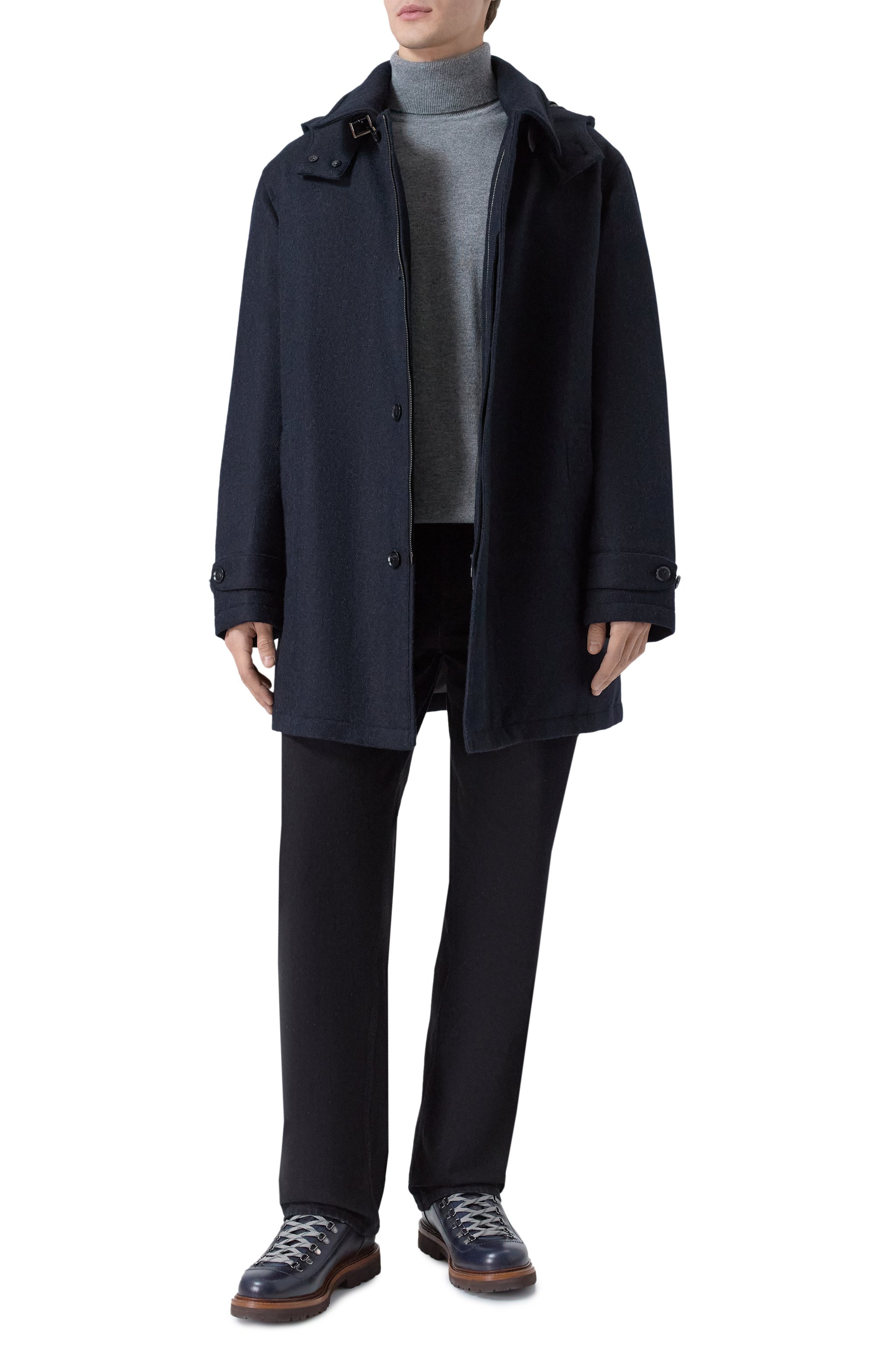 Шерстяное пальто BRIONI, арт. SHNZ0L/0D302, фото 2