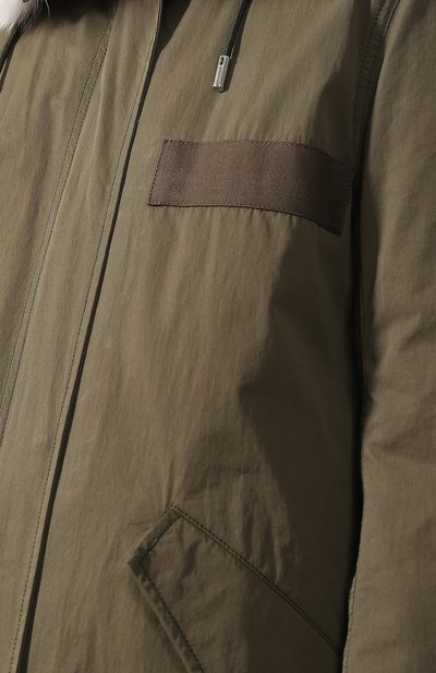 Хлопковая парка с подстежкой из меха норки YS ARMY PARIS, арт. 9WFM06694R78X, фото 5