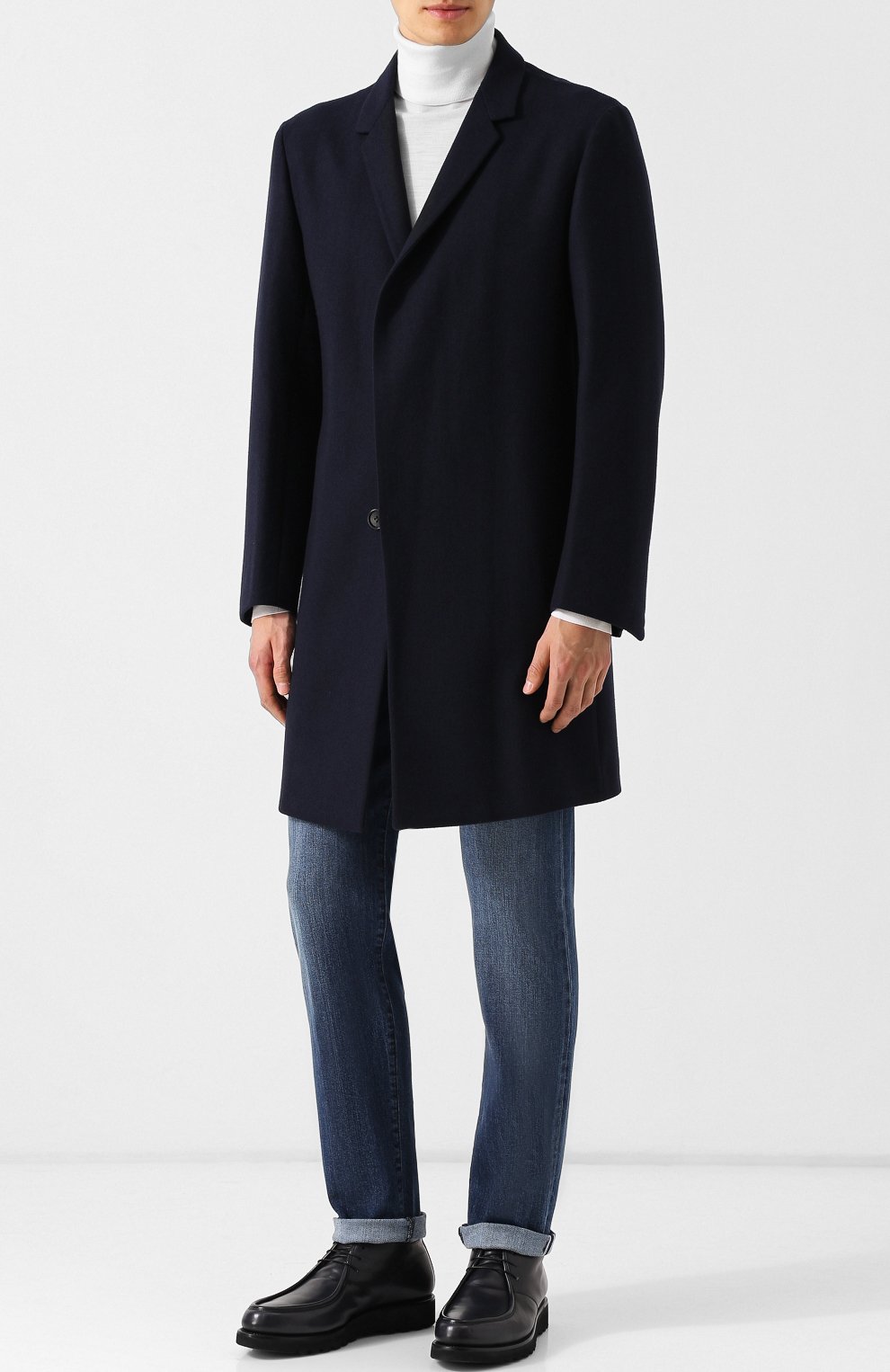 Однобортное пальто из шерсти KITON, арт. USP0101K01R17, фото 2