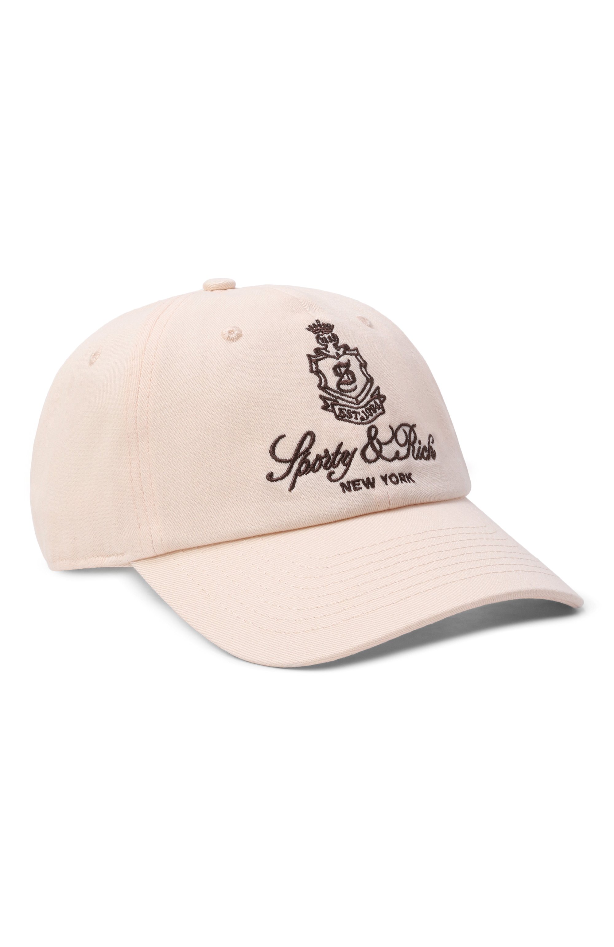 Хлопковая бейсболка SPORTY AND RICH, арт. AC08165231WH37, фото 1