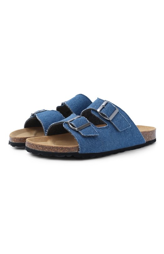 Текстильные шлепанцы MC2 Saint Barth STBA SANDAL N/01893H Синий STBA SANDAL N/01893H