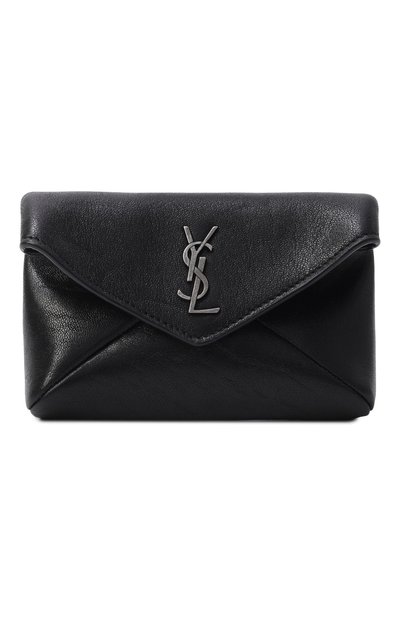 Мужской кожаный футляр для кредитных карт SAINT LAURENT, арт. 844658/AACIA