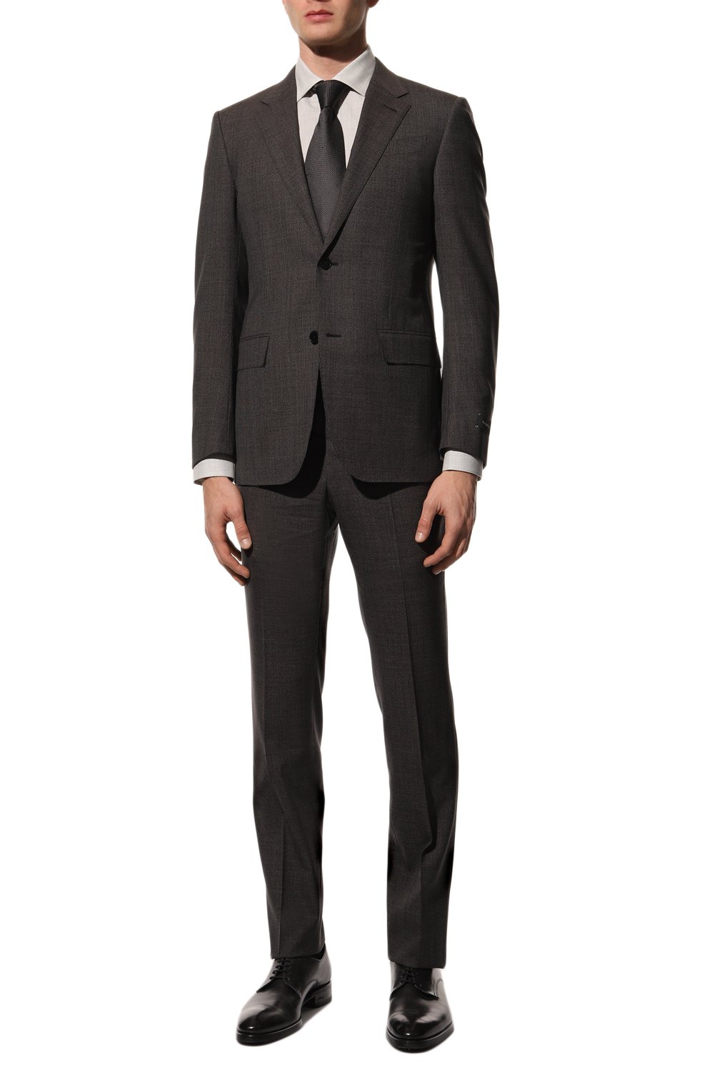 Сорочка из хлопка и кашемира ZILLI, арт. MFY-12152-369809/0001, фото 2