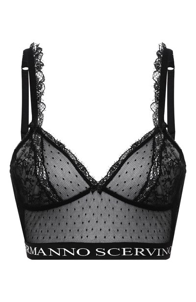 Женский кружевной бюстгальтер с логотипом бренда ERMANNO SCERVINO, арт. D334Y321LCI