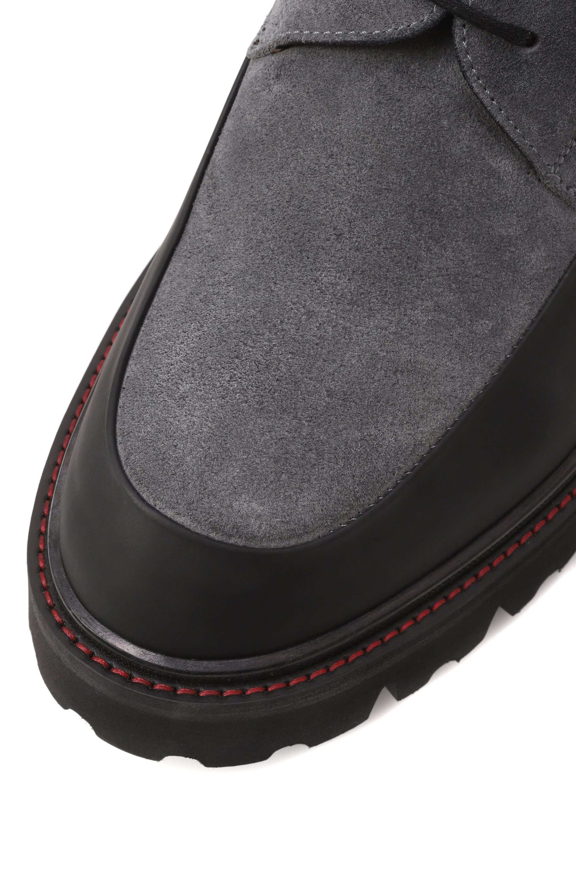 Замшевые дерби KITON серого цвета по цене 181500 руб., арт. USSA194N0112503, фото 7 Замшевые дерби KITON, арт. USSA194N0112503, фото 7