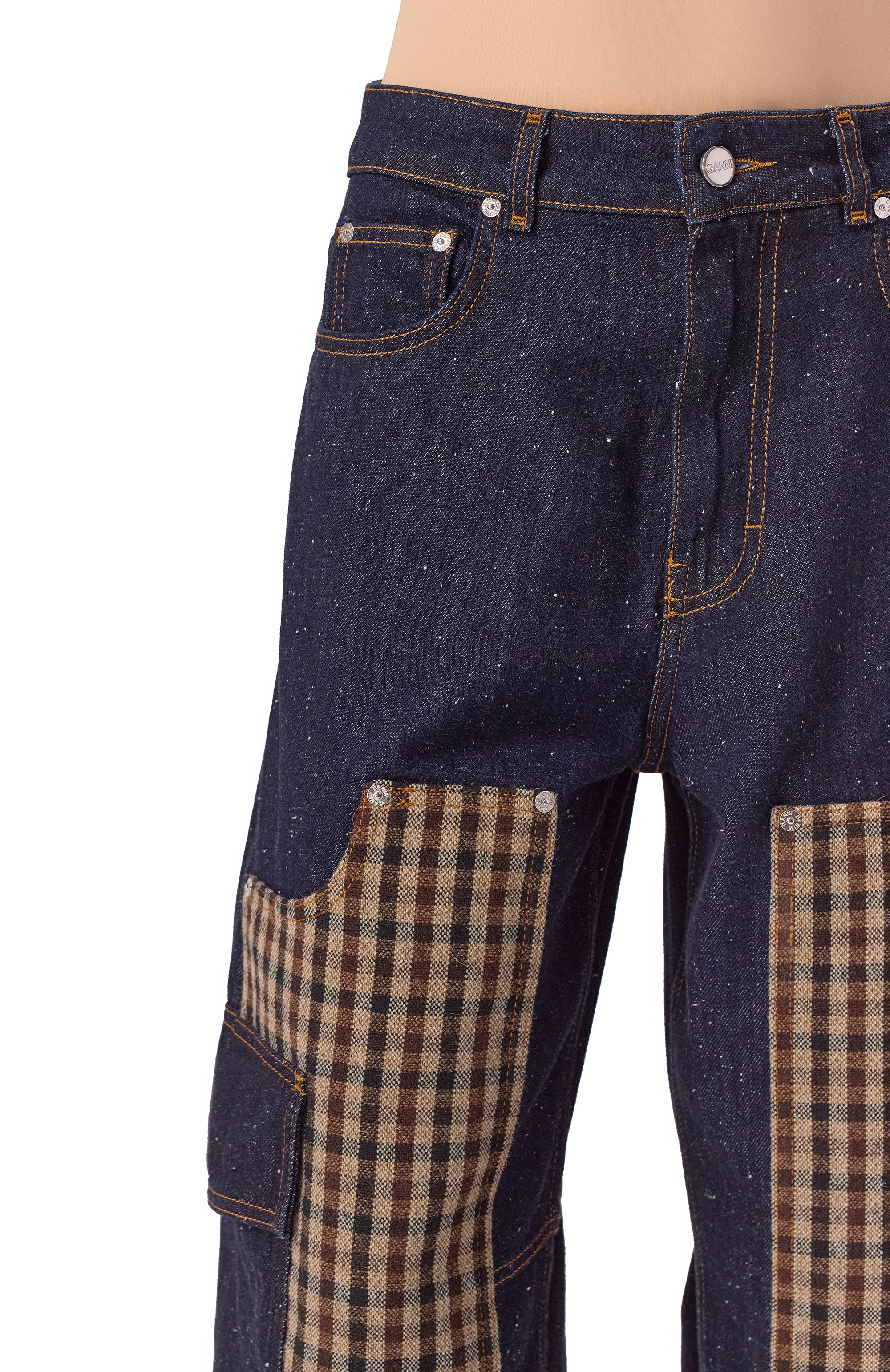 Джинсы-карго GANNI, арт. J1765, фото 5