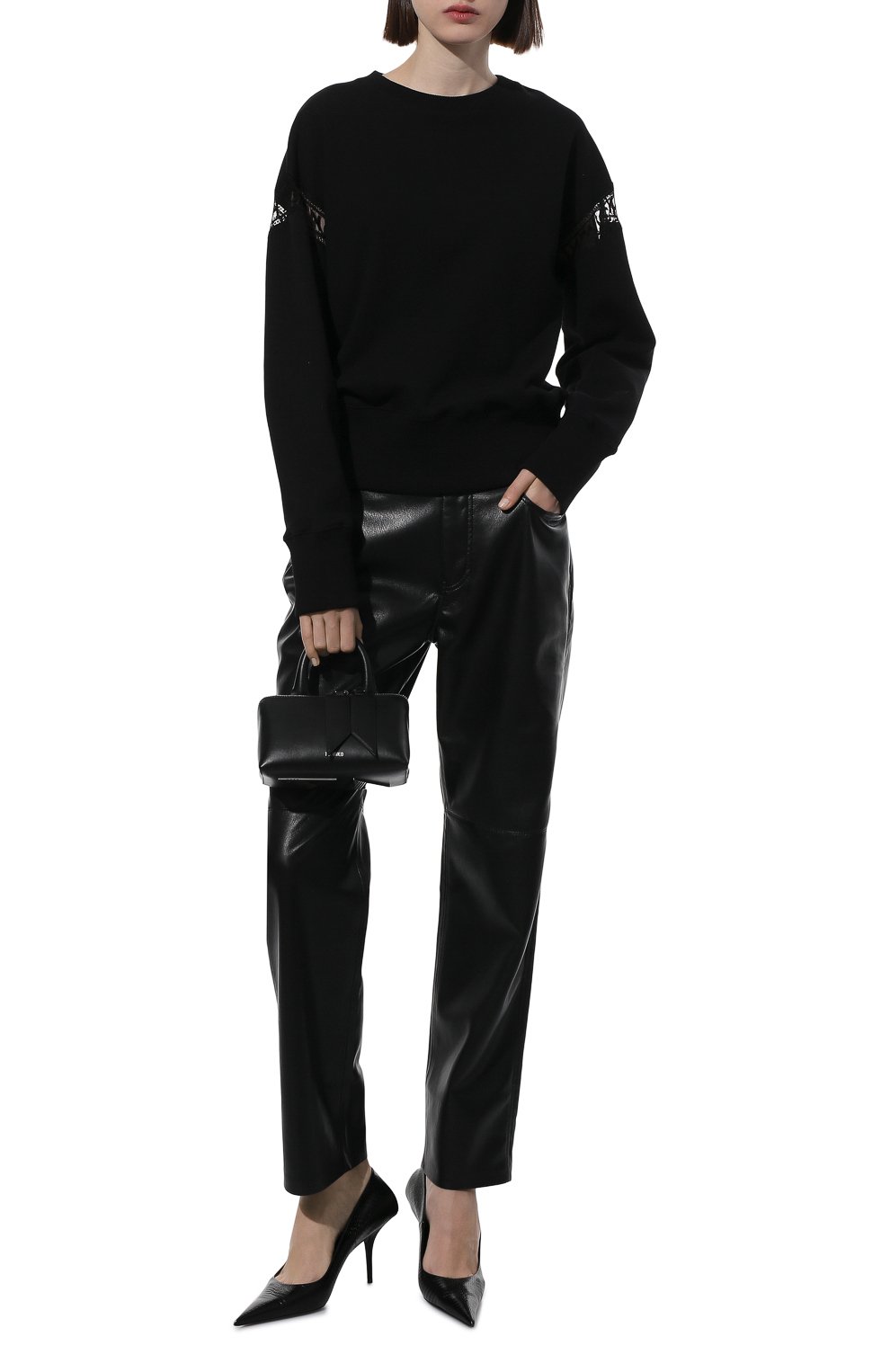 Хлопковый свитшот GIVENCHY черного цвета по цене 71750 руб., арт. BWJ02Q3Z7Z, фото 2 Хлопковый свитшот GIVENCHY, арт. BWJ02Q3Z7Z, фото 2