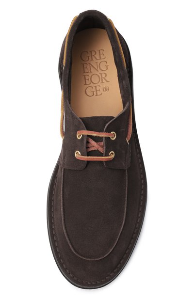 Замшевые топсайдеры GREEN GEORGE, арт. 1011/LIGHT, фото 5