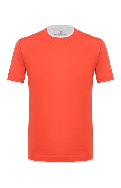 Хлопковая футболка BRUNELLO CUCINELLI, арт. M0T617427, фото 1