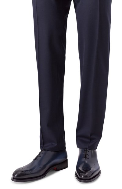 Кожаные оксфорды carter SANTONI, арт. MCCG18542MC8HRAG, фото 3