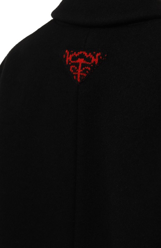 Пальто из шерсти и кашемира Prada P682O-1ZY1-F0002-212 Чёрный  P682O-1ZY1-F0002-212 Фото 5
