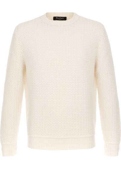 Кашемировый свитер фактурной вязки BERLUTI, арт. R12KRL70-YABX, фото 1