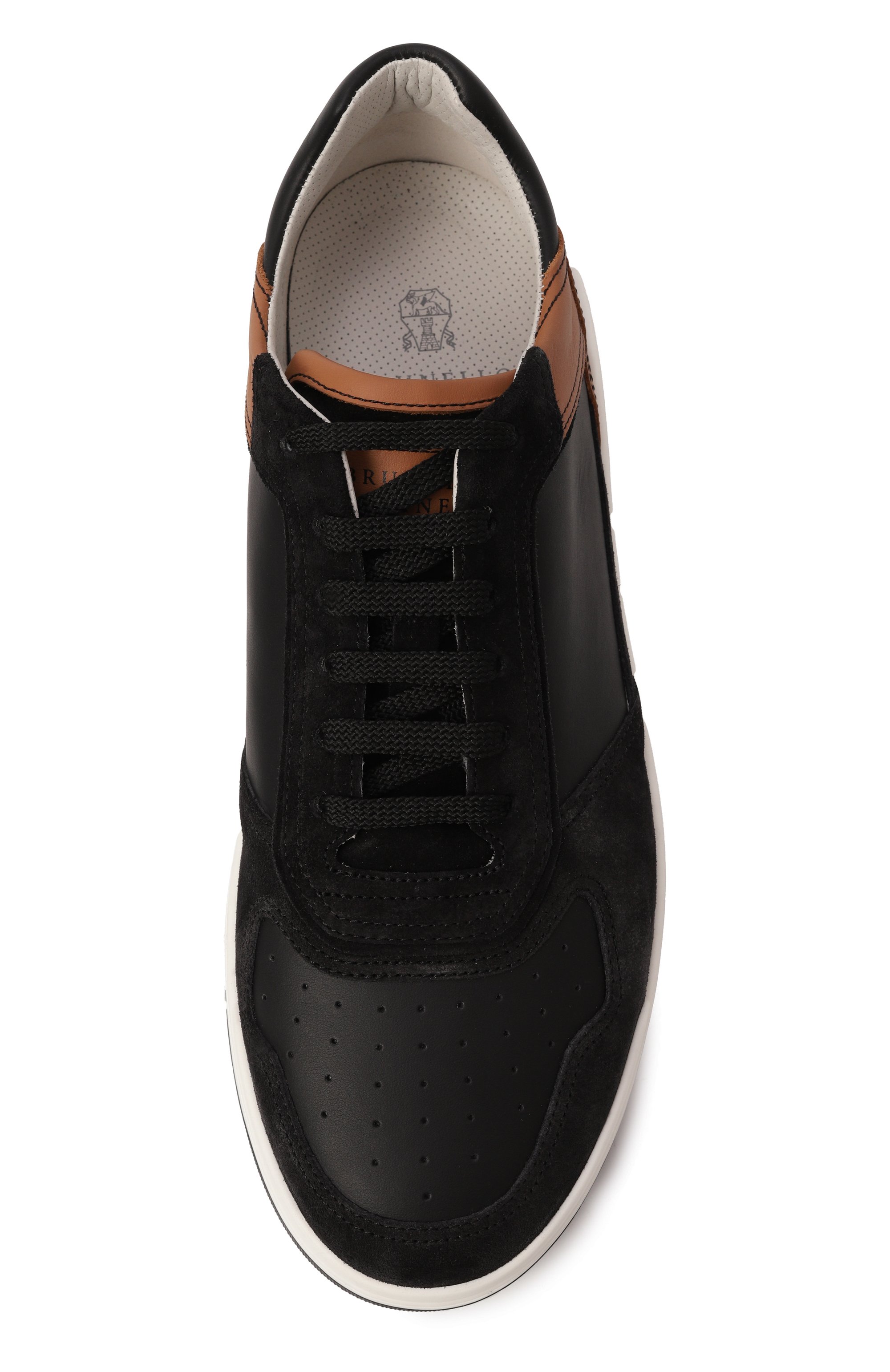 Кожаные кеды basket BRUNELLO CUCINELLI, арт. MZUGSGZ323, фото 6