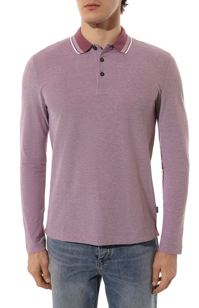 Хлопковое поло BOSS, арт. 50531352, фото 3