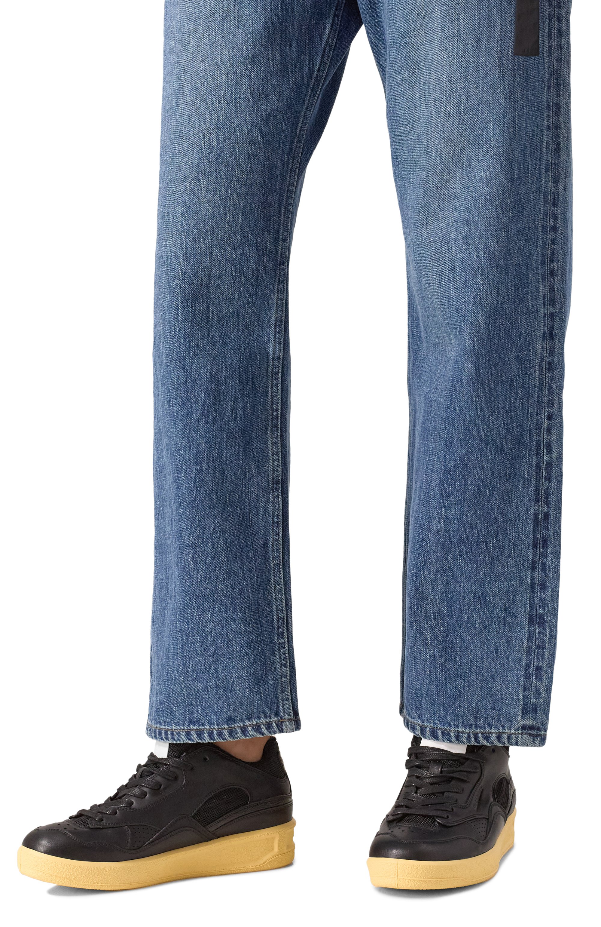 Кожаные кеды JIL SANDER, арт. J15WS0006/P4869/001, фото 3