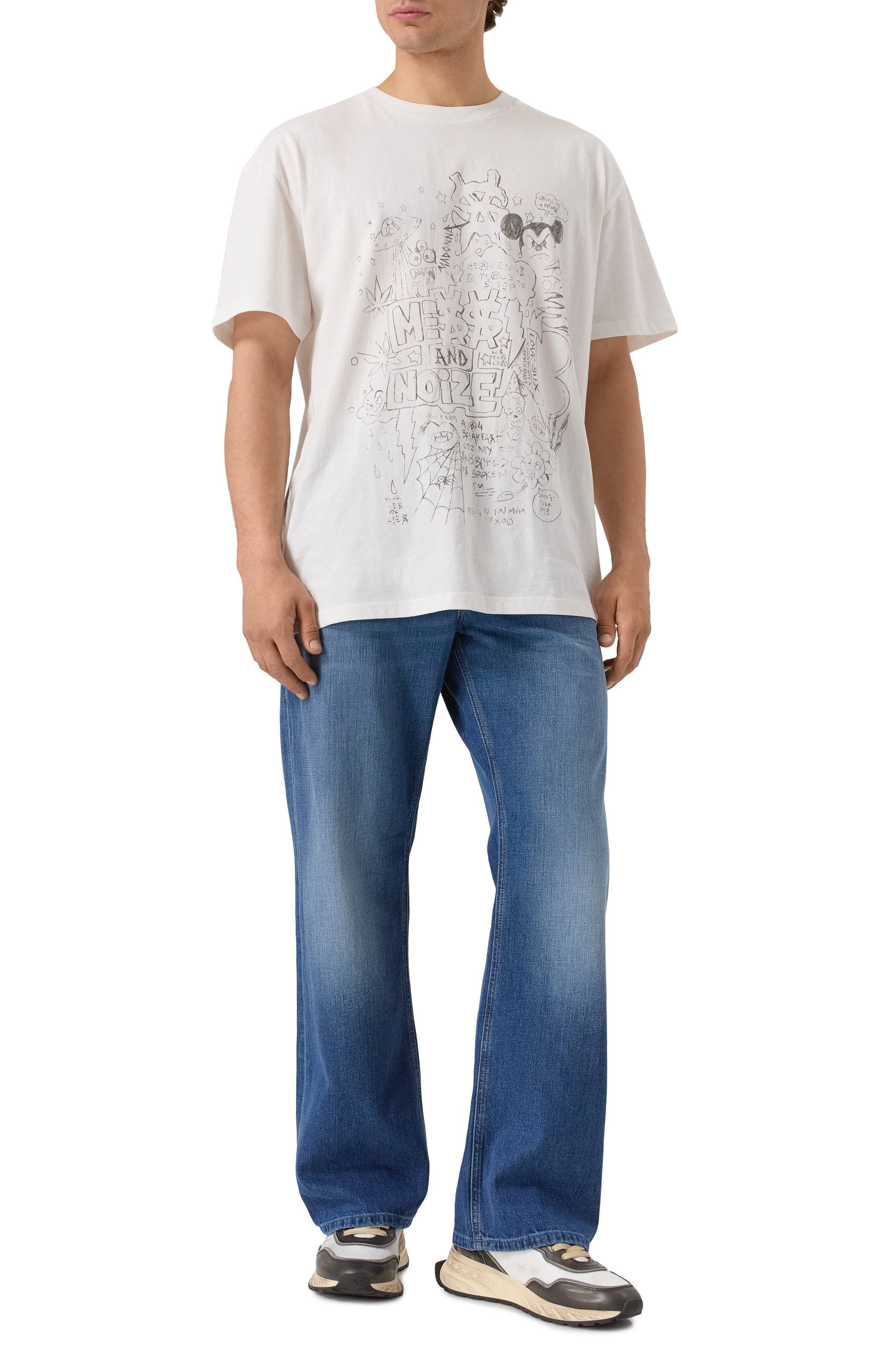 Комбинированные кроссовки sprinter DSQUARED2, арт. SNM0401/Y7708184, фото 2