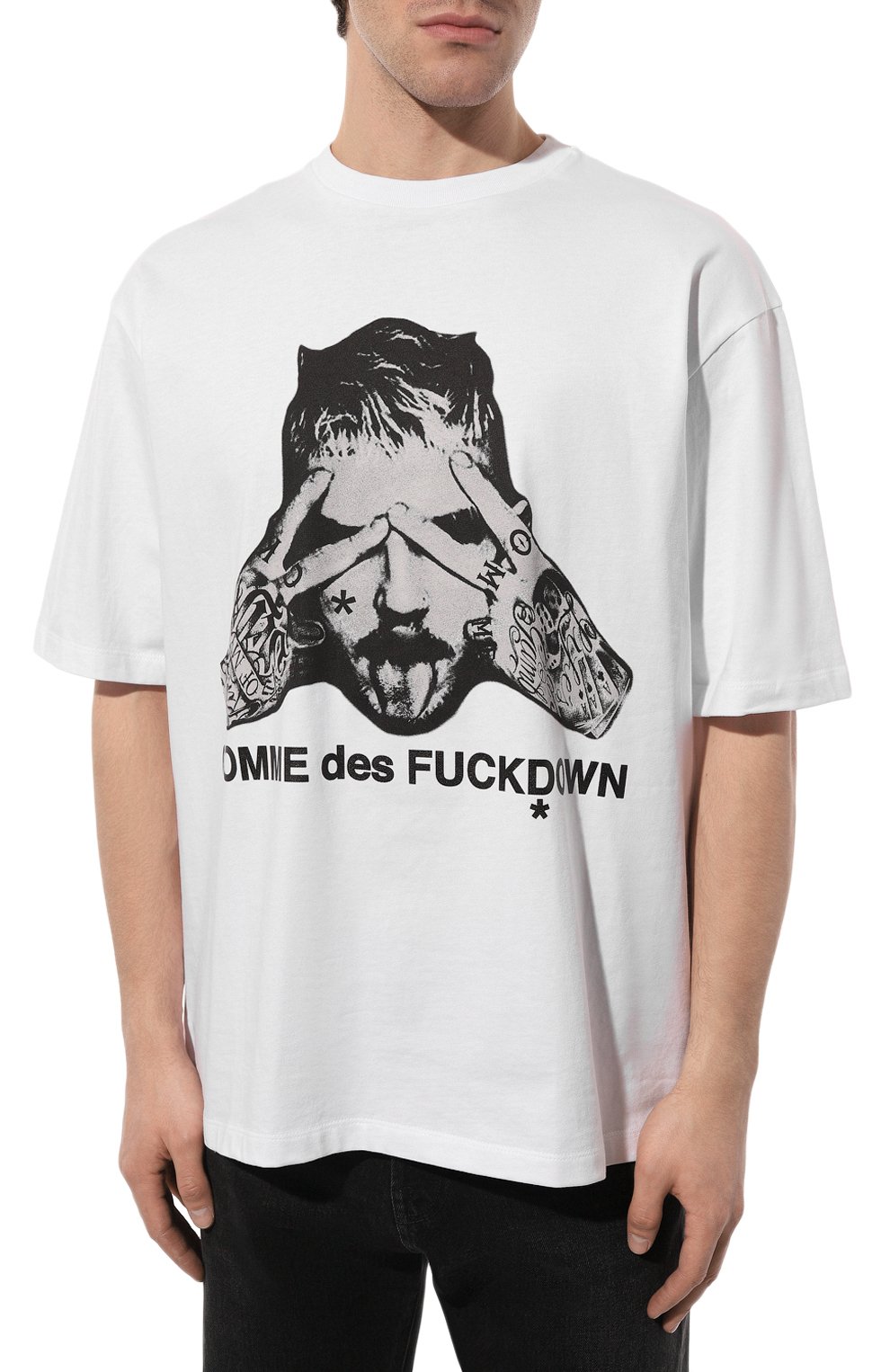 Хлопковая футболка COMME DES FUCKDOWN, арт. CDFU2441, фото 3