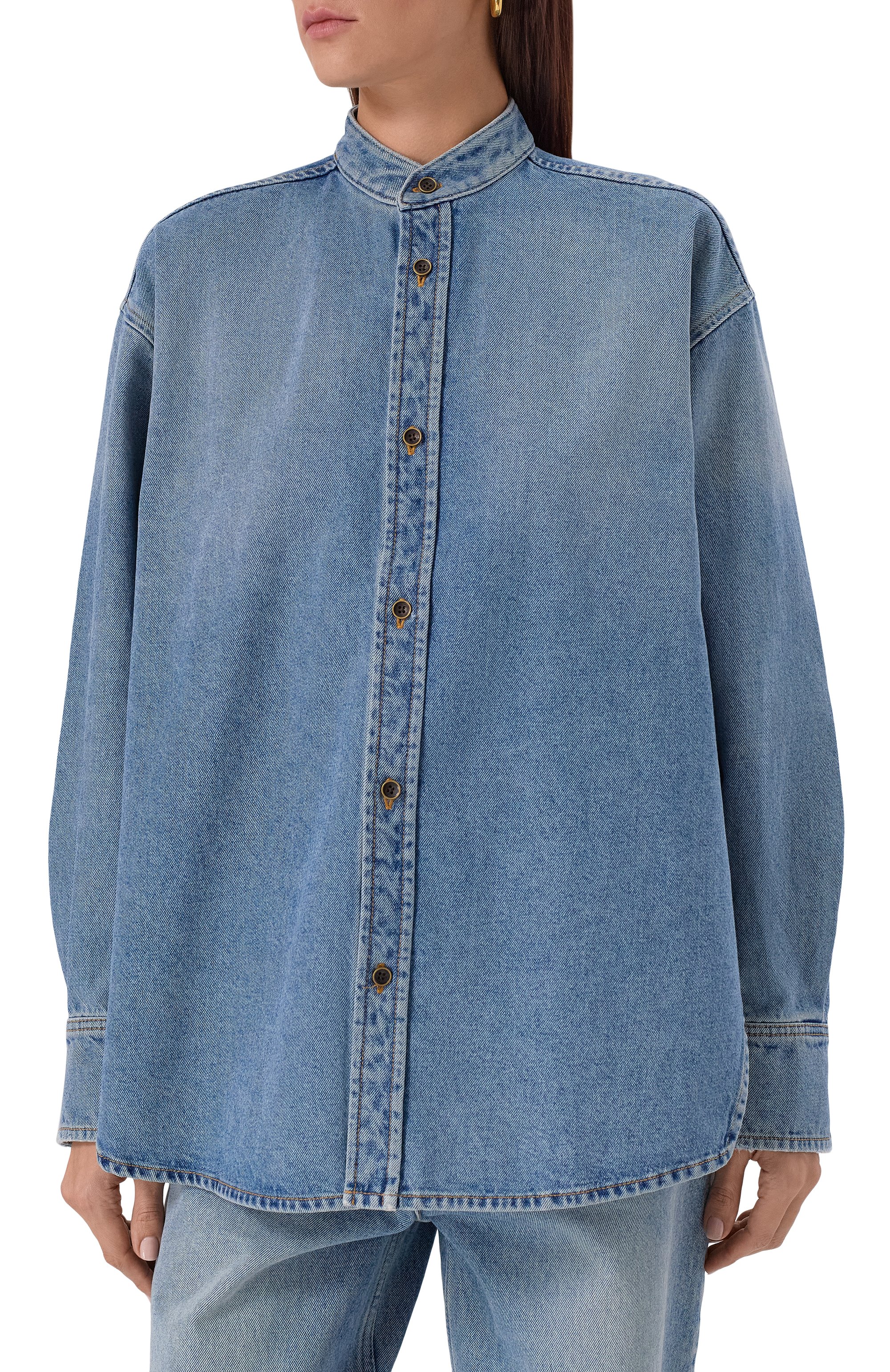 Джинсовая рубашка PETAR PETROV, арт. F25DB4/DENIM, фото 5