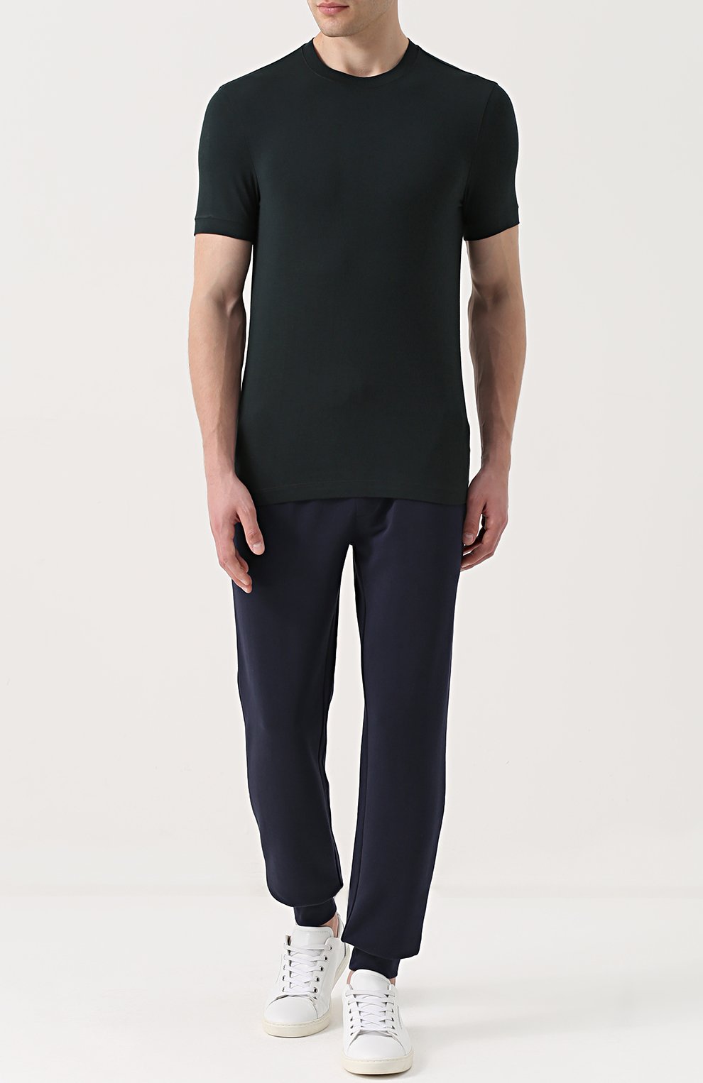 Футболка из вискозы с круглым вырезом GIORGIO ARMANI, арт. 6YST52/SJP4Z, фото 2