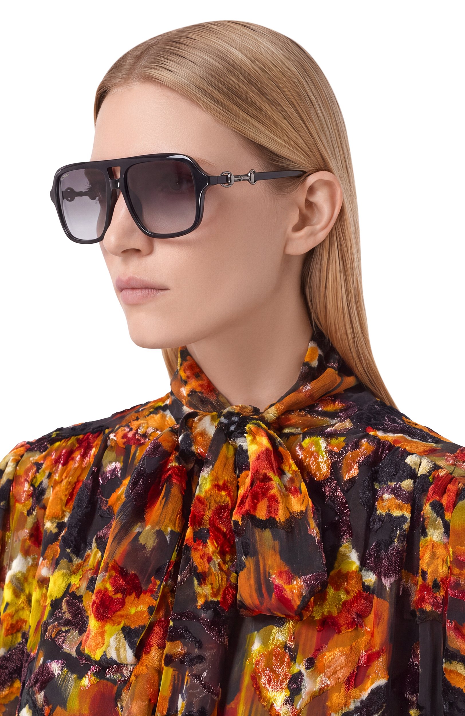 Солнцезащитные очки GUCCI черного цвета по цене 47200 руб., арт. GG2052S 011, фото 2 Солнцезащитные очки GUCCI, арт. GG2052S 011, фото 2