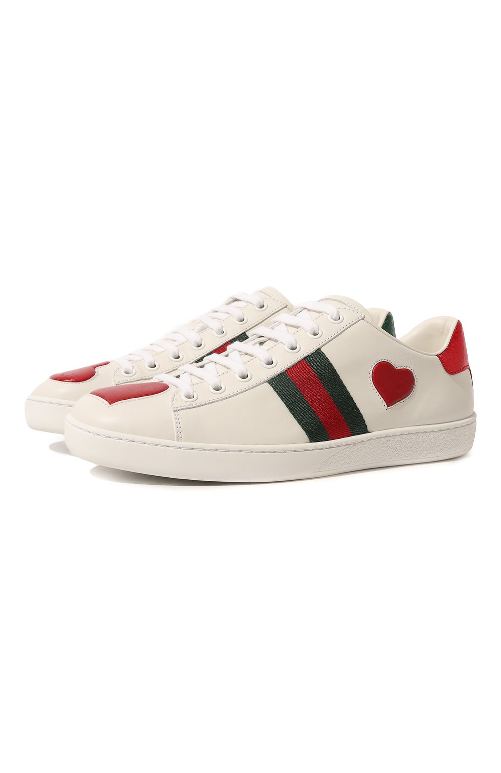 Кожаные кеды ace GUCCI, арт. 435638 A38M0, фото 1