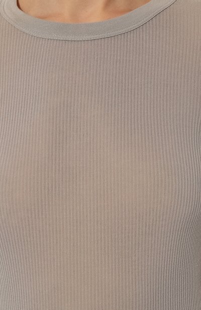 Пуловер из вискозы и шелка RICK OWENS серого цвета по цене 39050 руб., арт. RP02C1202/RC, фото 5 Пуловер из вискозы и шелка RICK OWENS, арт. RP02C1202/RC, фото 5