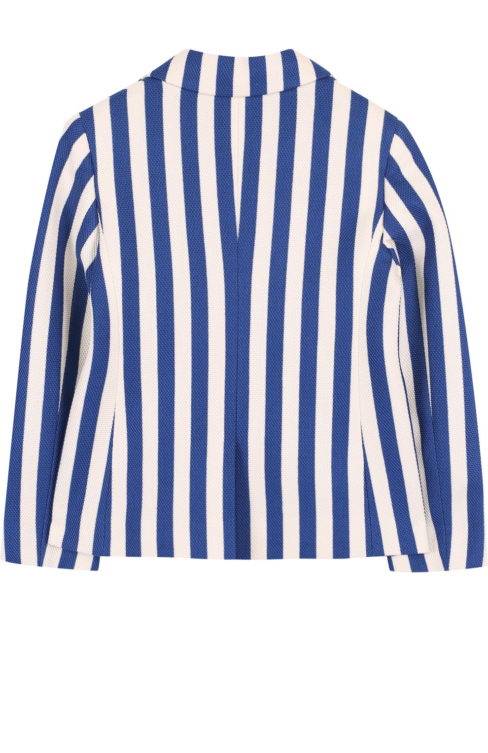 Однобортный пиджак из хлопка в полоску с нашивкой GUCCI, арт. 499556/X9M24, фото 2