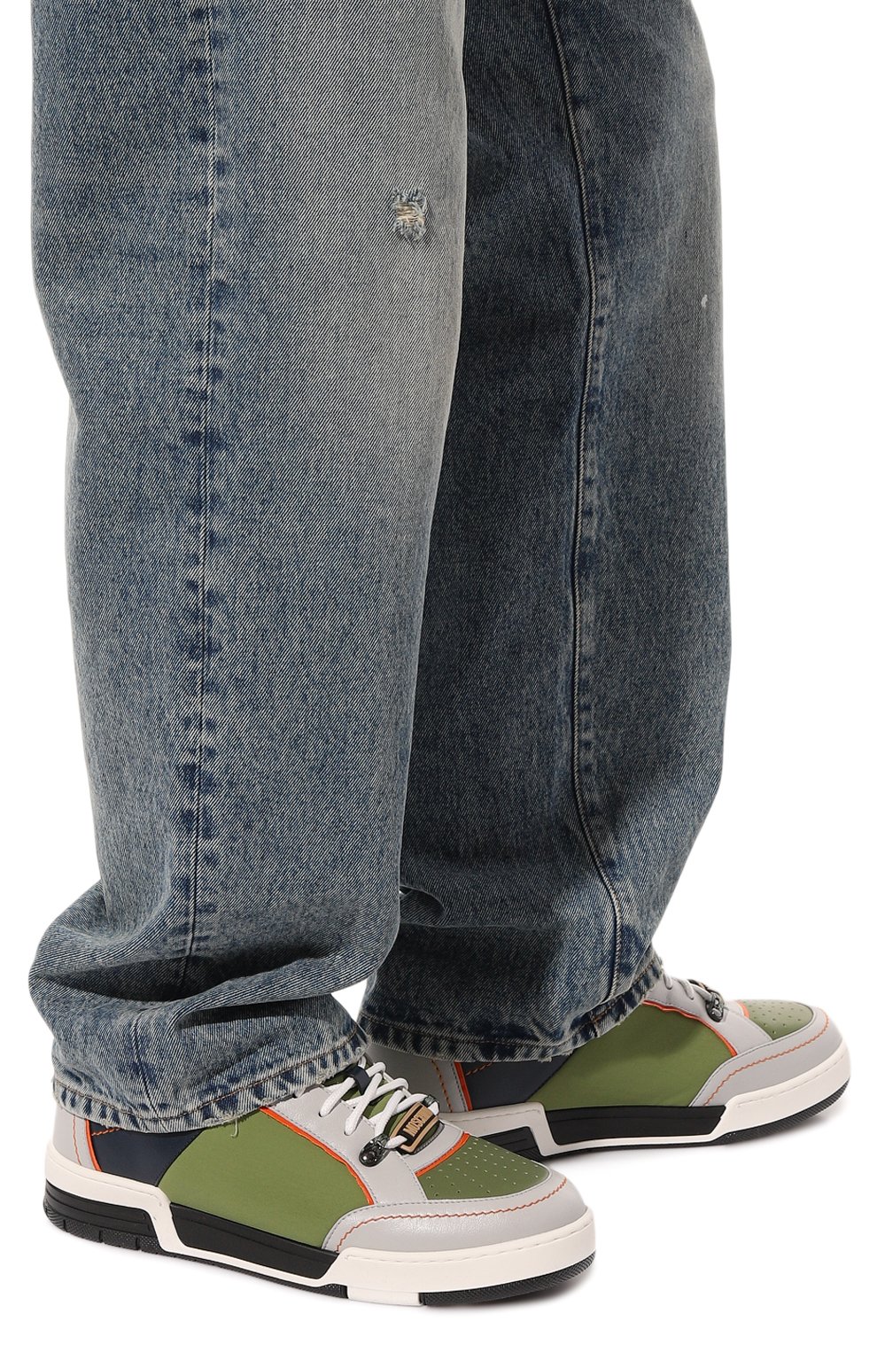 Комбинированные кеды MOSCHINO, арт. MB15614G1H/GNA,  фото 3