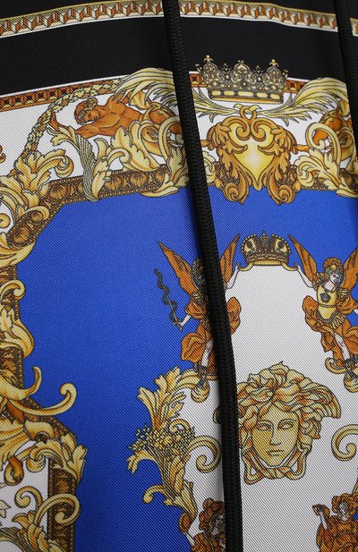 Хлопковое худи VERSACE черного цвета по цене 99500 руб., арт. 1001577/1A01174, фото 5 Хлопковое худи VERSACE, арт. 1001577/1A01174, фото 5