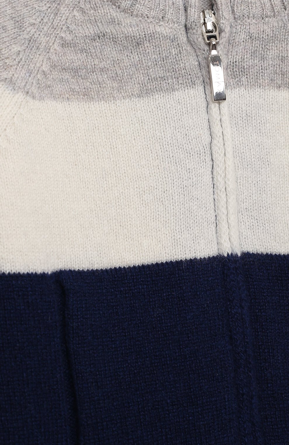 Кашемировый комбинезон BABY T темно-синего цвета по цене 17200 руб., арт. 21AIC821TZ/1M-12M, фото 3 Кашемировый комбинезон BABY T, арт. 21AIC821TZ/1M-12M, фото 3