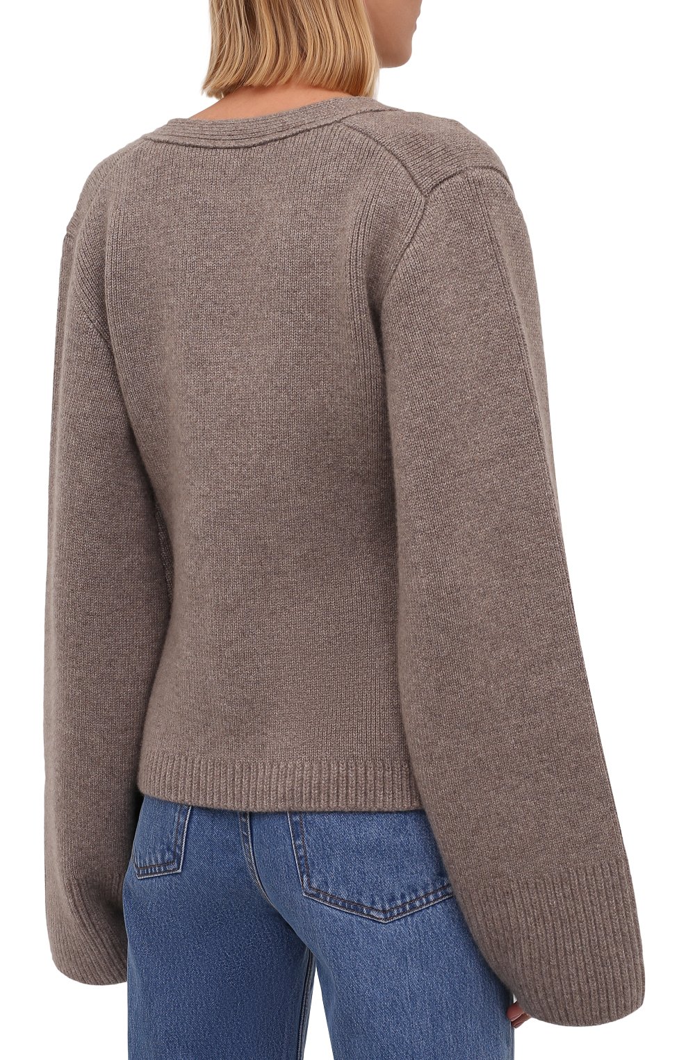 Кашемировый кардиган KHAITE, арт. 8267600/SCARLET, фото 4