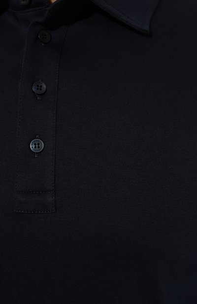 Хлопковое поло PAUL&SHARK темно-синего цвета по цене 33000 руб., арт. 14311746/S, фото 5 Хлопковое поло PAUL&SHARK, арт. 14311746/S, фото 5