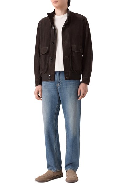 Замшевые лоферы PANTANETTI, арт. 19535A/TALCAT0, фото 2