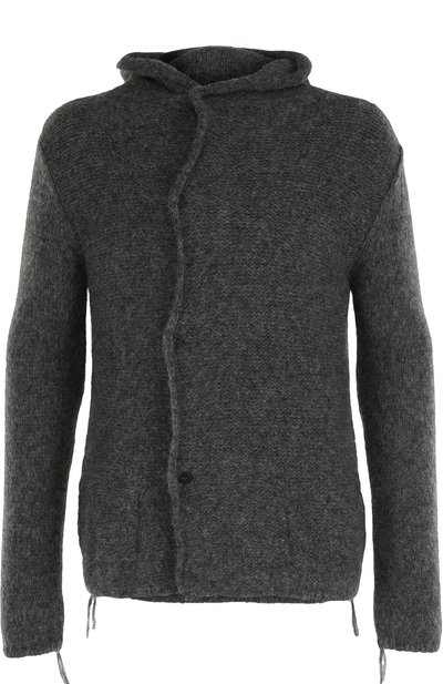 Шерстяной кардиган на пуговицах с капюшоном POEME BOHEMIEN, арт. MG-03/K-01/MG-02, фото 1