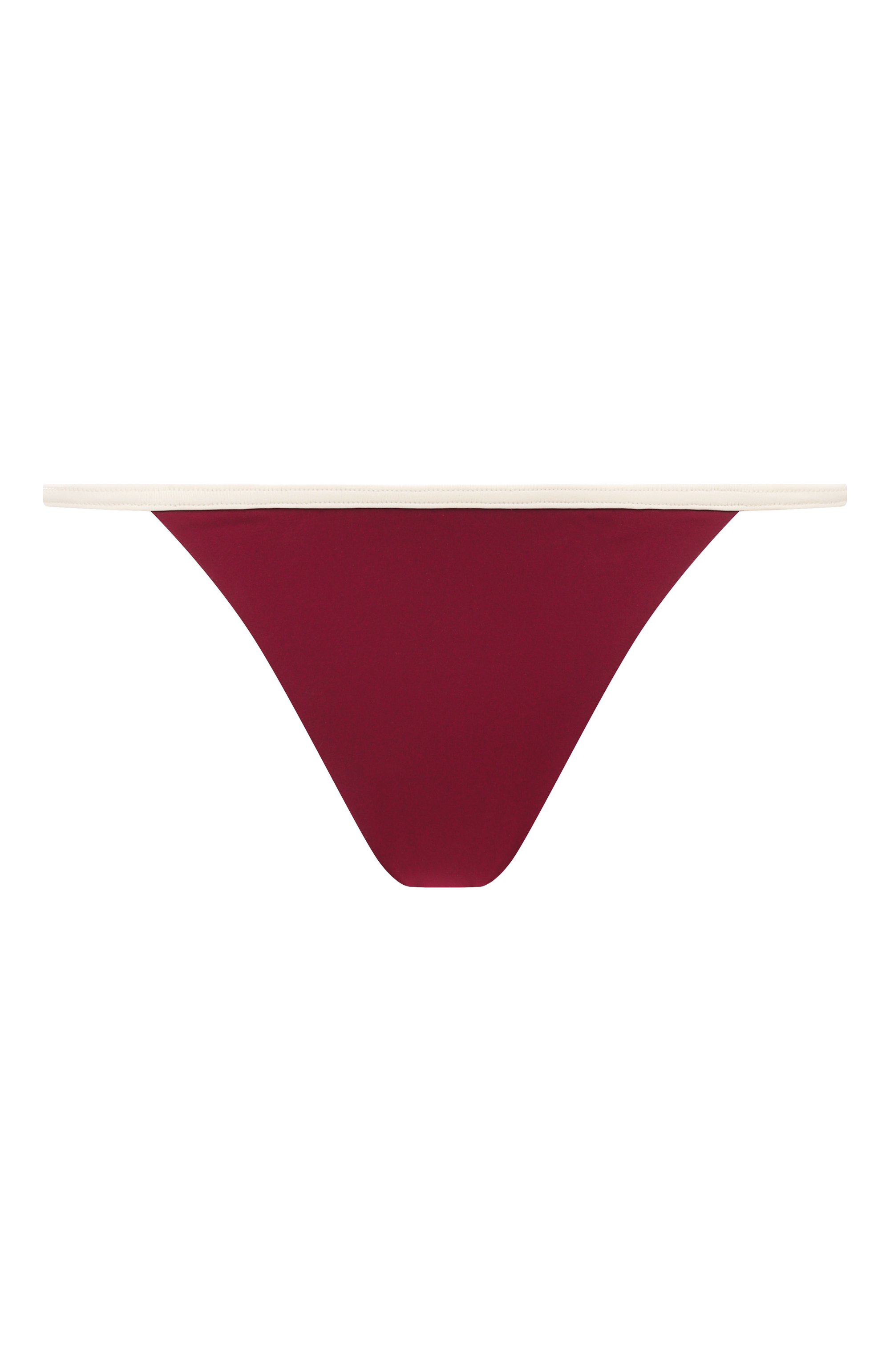 Плавки-бикини MC2 SAINT BARTH бордового цвета по цене 8380 руб., арт. STBW J0DENE STRING/06316H, фото 1 Плавки-бикини MC2 SAINT BARTH, арт. STBW J0DENE STRING/06316H, фото 1