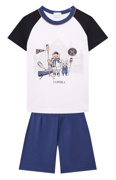 Хлопковая пижама LA PERLA, арт. 70302/8A-14A, фото 1