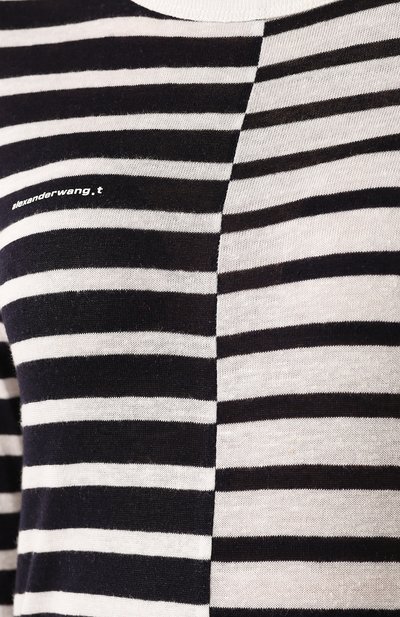Лонгслив из смеси вискозы и льна ALEXANDERWANG.T, арт. 4CC1201084, фото 5