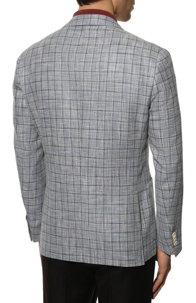 Пиджак из хлопка и льна CORNELIANI, арт. 89XY72-2116937/90, фото 4