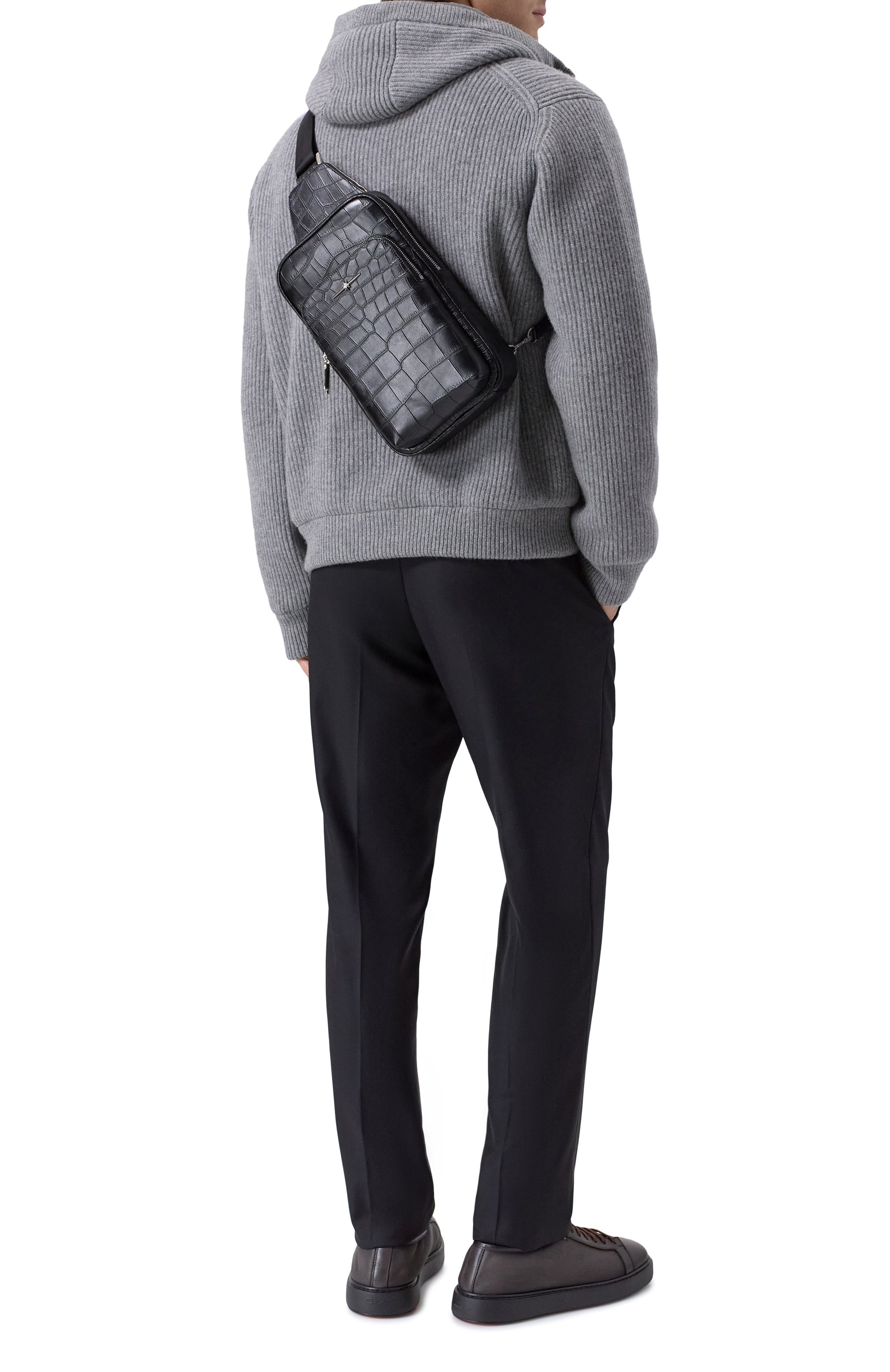 Рюкзак из кожи крокодила AURUS COLLECTION, арт. SG001BKS, фото 7