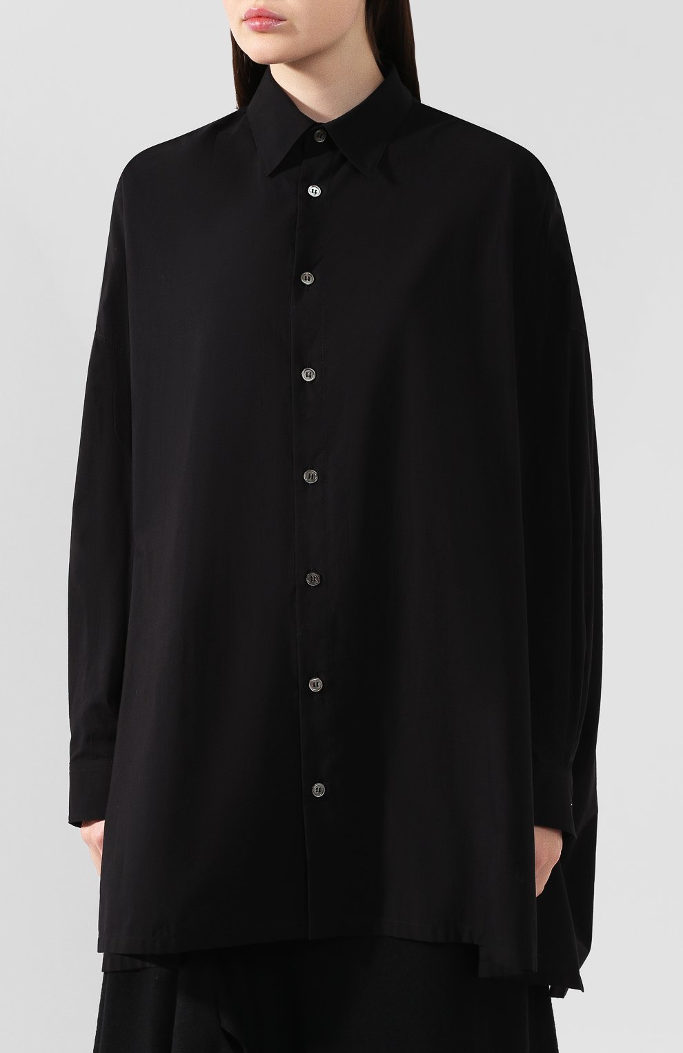 Хлопковая рубашка YOHJI YAMAMOTO, арт. YJ-B03-030, фото 3