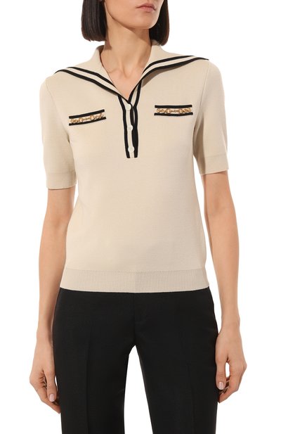 Шерстяное поло GUCCI, арт. 649844 XKBNZ, фото 3