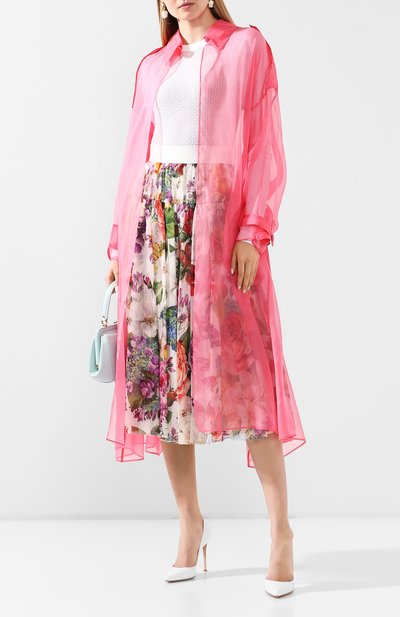 Шелковый плащ DOLCE & GABBANA, арт. F0Z65T/FU1BU, фото 2