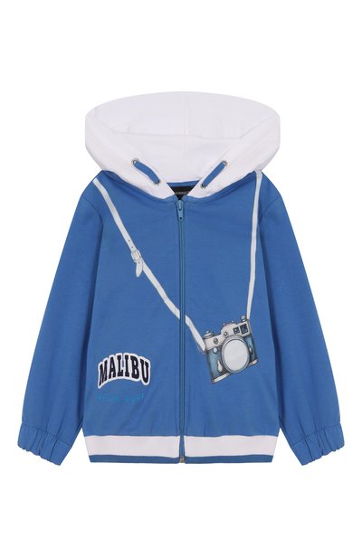 Хлопковая толстовка MONNALISA, арт. 28E804