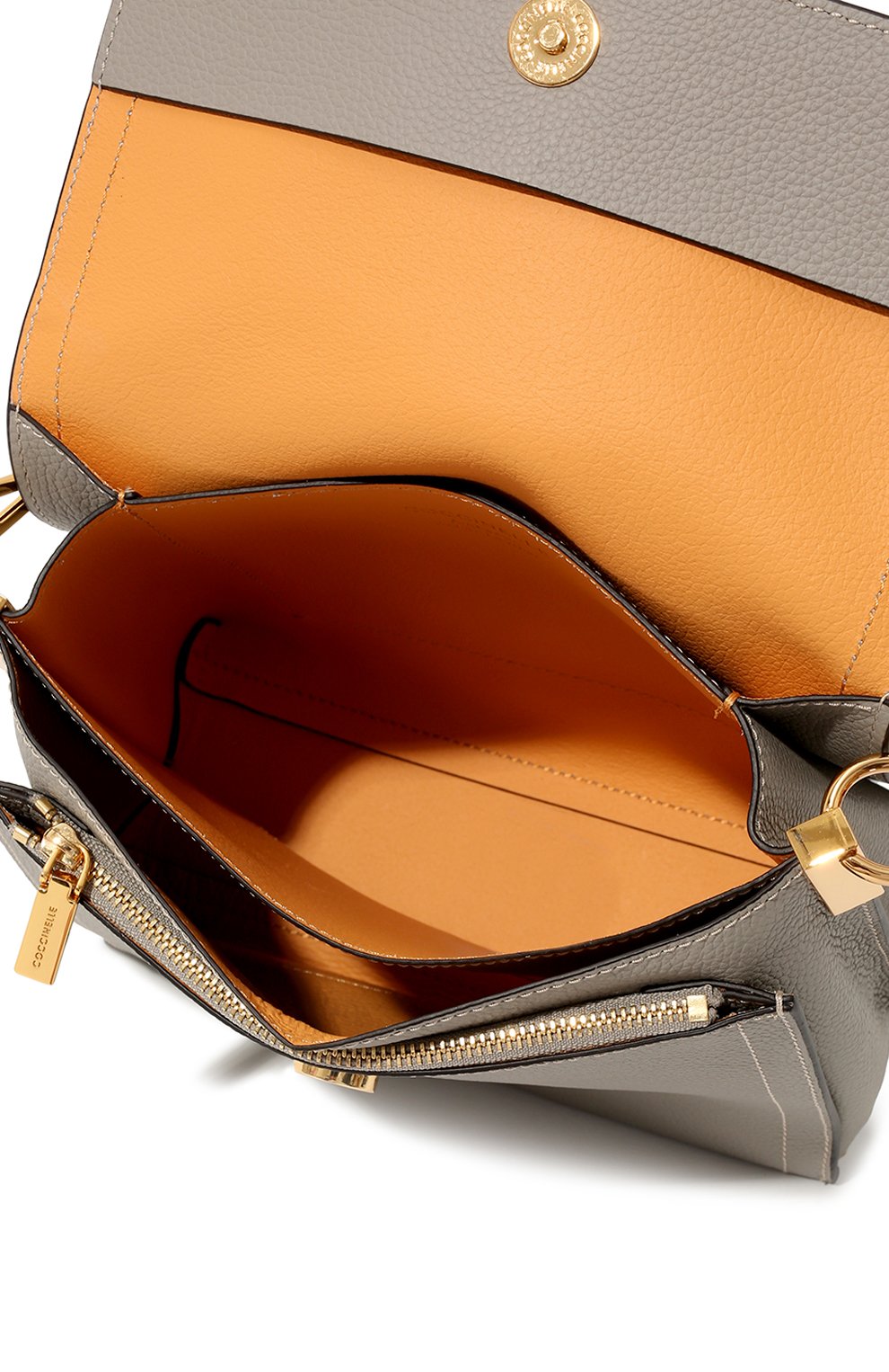 Сумка louise small COCCINELLE серого цвета по цене 39950 руб., арт. E1 LSG 15 01 01, фото 6 Сумка louise small COCCINELLE, арт. E1 LSG 15 01 01, фото 6