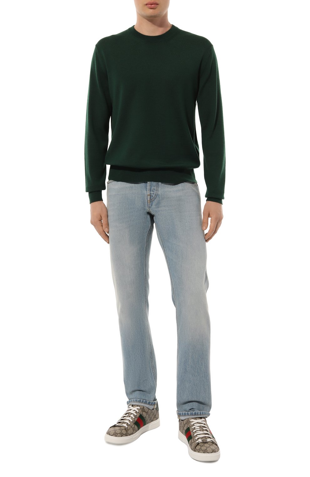 Кеды ace GUCCI бежевого цвета по цене 99500 руб., арт. 760775/FACMZ, фото 2 Кеды ace GUCCI, арт. 760775/FACMZ, фото 2