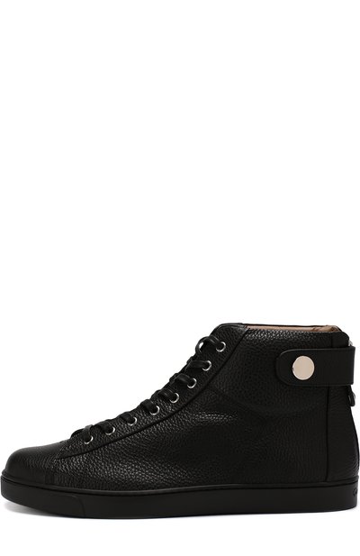 Высокие кожаные кеды на шнуровке GIANVITO ROSSI, арт. S20593.M1BLK.B0XNER0, фото 3