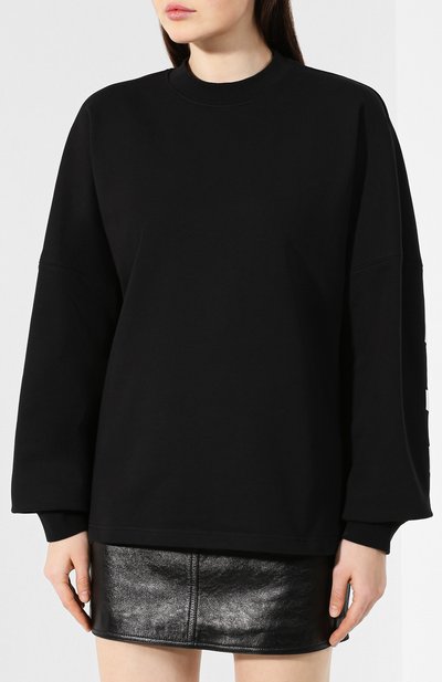 Хлопковый пуловер ALEXANDERWANG.T черного цвета по цене 48600 руб., арт. 4CC2191024, фото 3 Хлопковый пуловер ALEXANDERWANG.T, арт. 4CC2191024, фото 3