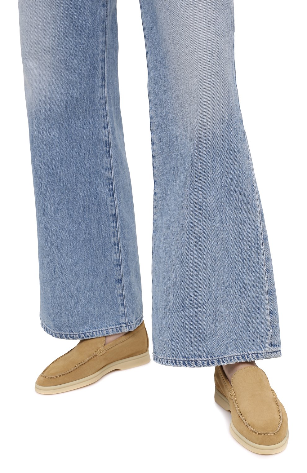 Замшевые лоферы summer walk LORO PIANA, арт. FAI1392, фото 3