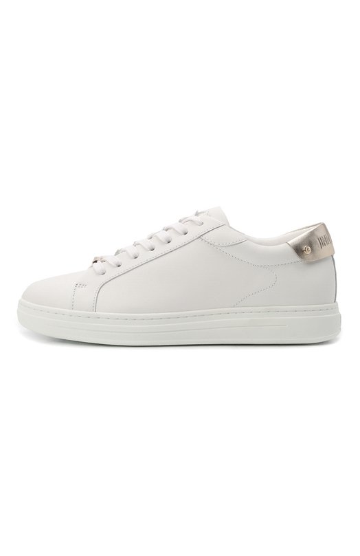 Кожаные кеды Rome Jimmy Choo R0ME/F/AZA Белый  R0ME/F/AZA Фото 4